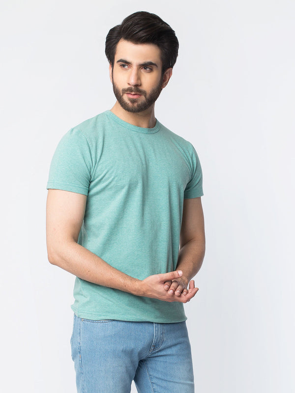 Light Green Half Sleeve T-Shirt