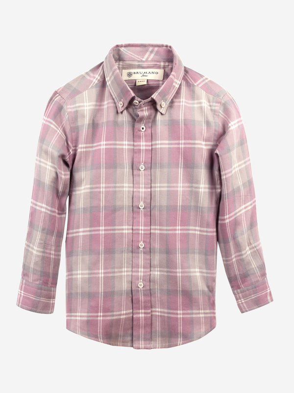 Lilac Casual Check Shirt