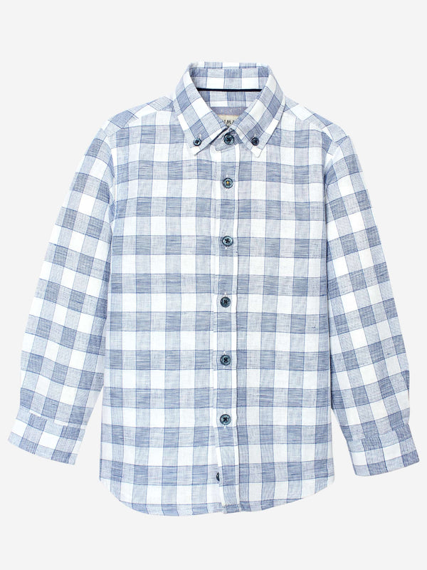 Linen Checkered Shirt Casual Shirt