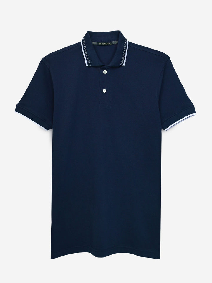 Navy Blue Sporty Polo Brumano Pakistan