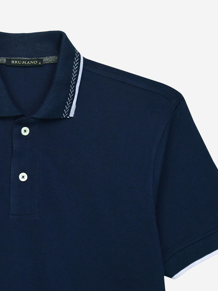 Navy Blue Sporty Polo Brumano Pakistan