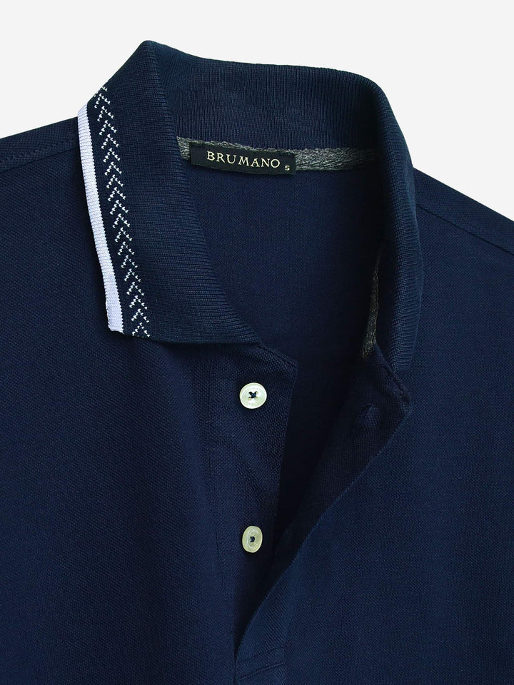 Navy Blue Sporty Polo Brumano Pakistan