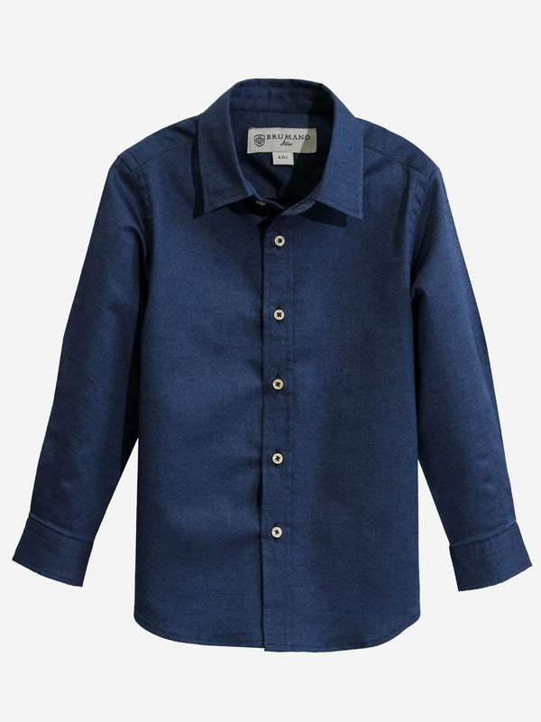 Navy Oxford Casual Shirt