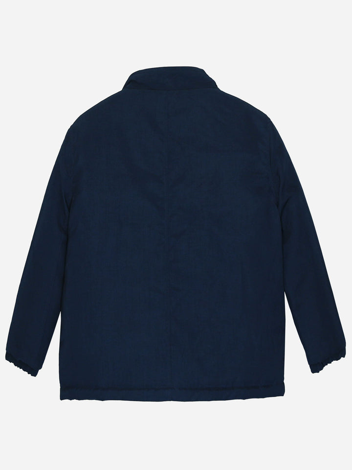 Navy Blue Quilted Casual Jacket Brumano Pakistan