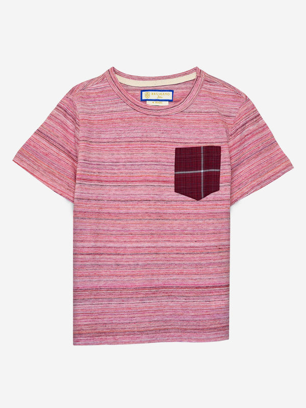 Pink Striped T-Shirt Brumano Pakistan