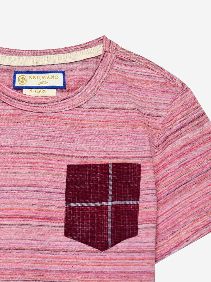 Pink Striped T-Shirt Brumano Pakistan