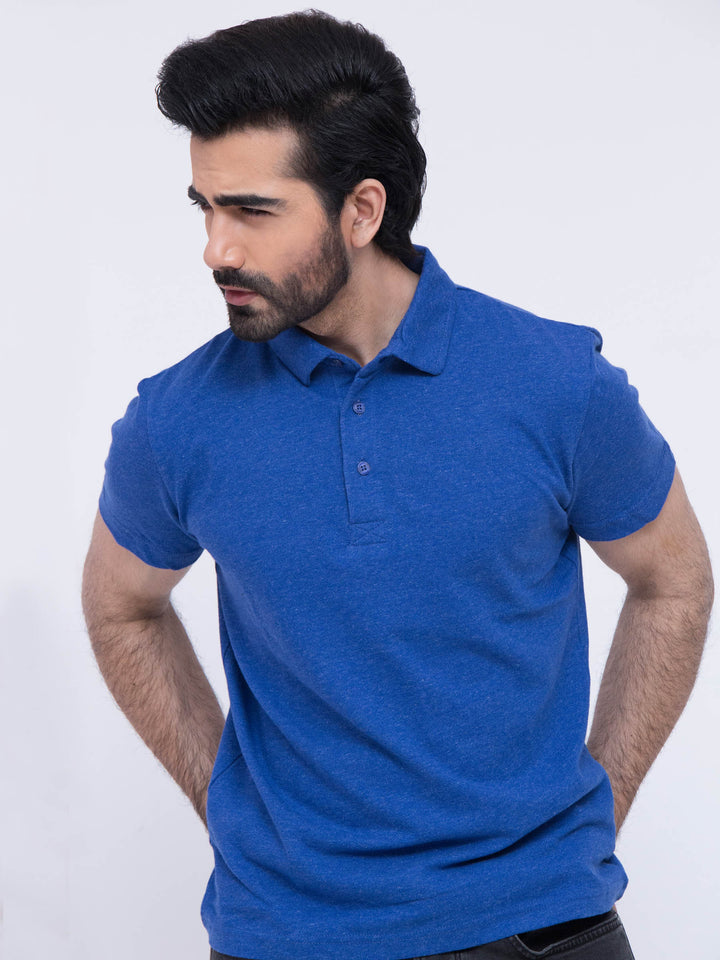 Plain Blue Polo Shirt