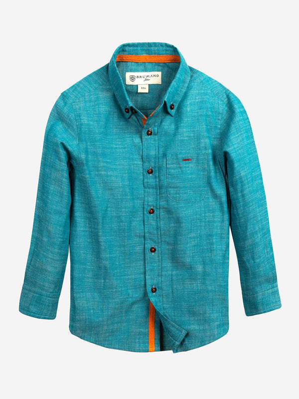 Turquoise Green Casual Shirt